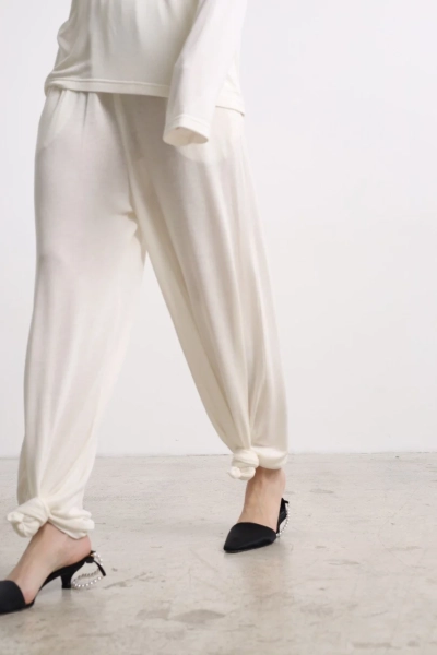 Брюки matchy white issju, цвет: белый,  купить онлайн