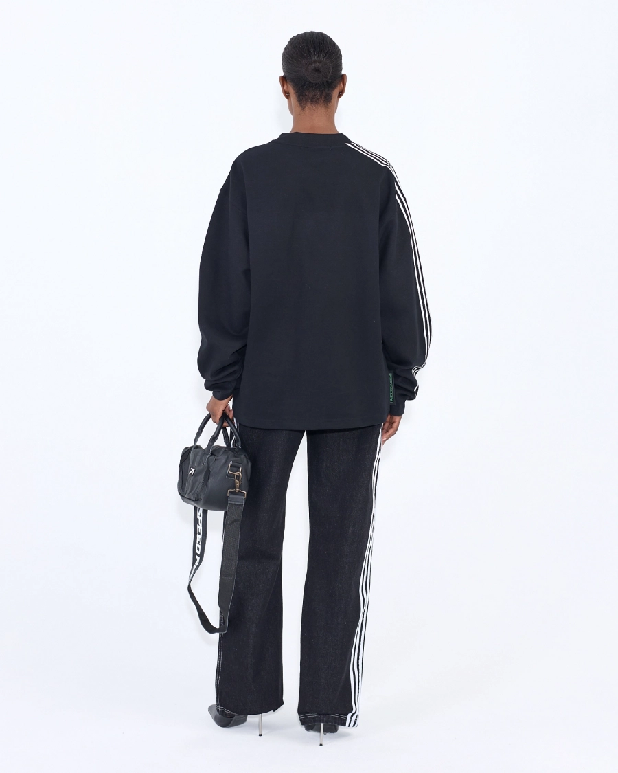 Джинсы с лампасами ASIA ST 71, цвет: Черный,  купить онлайн