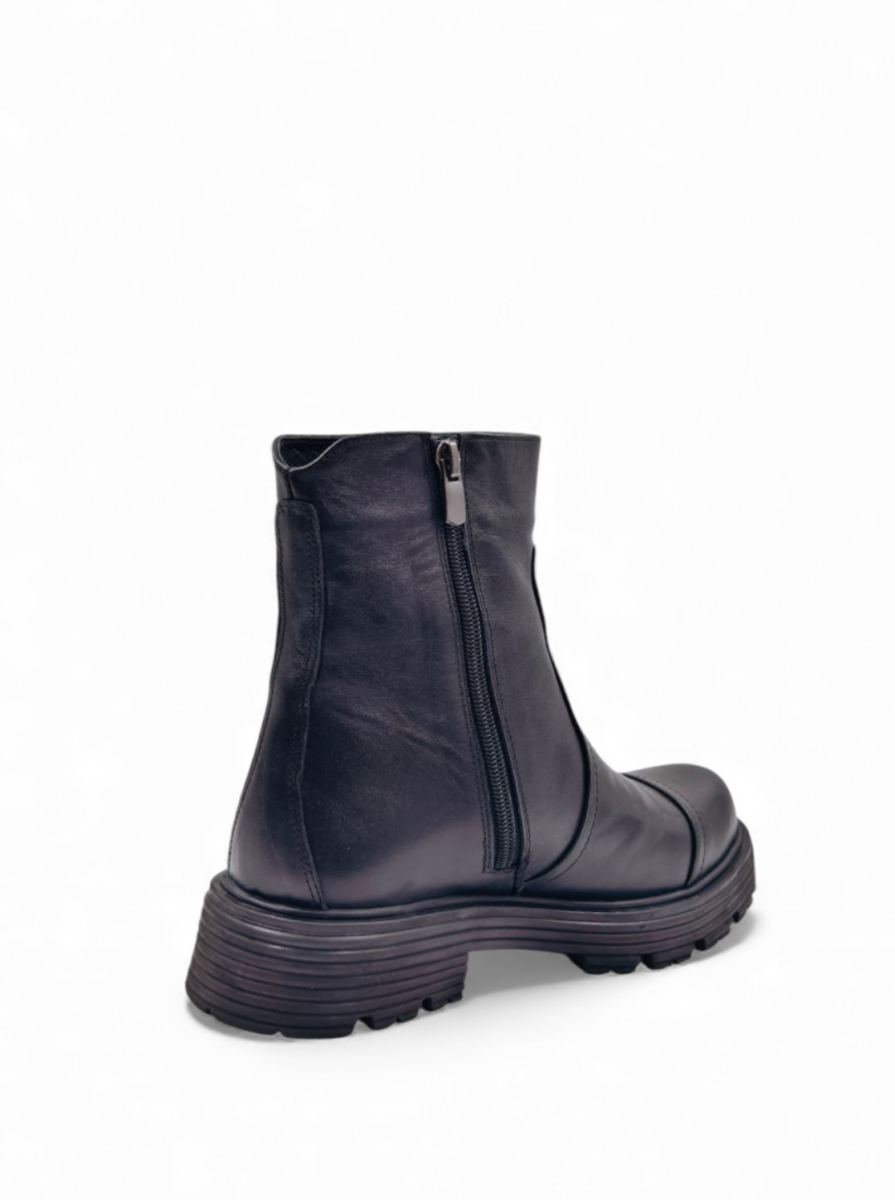 Ботинки женские зимние из натуральной кожи GRANDERA, цвет: Черный 187-905 (359) купить онлайн