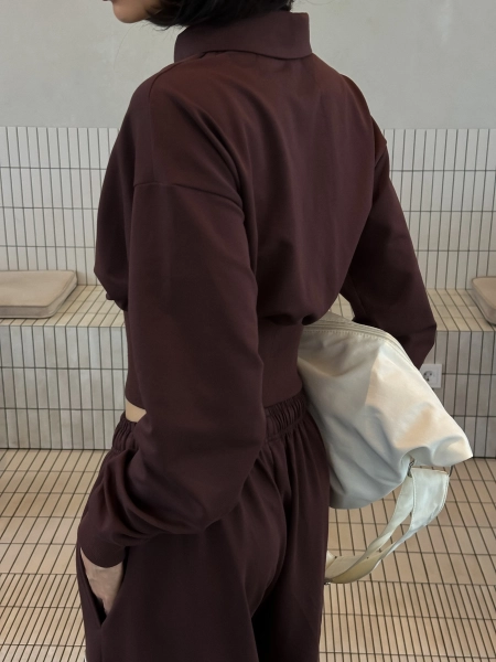 Зип худи "FLY" MIARTLAND, цвет: коричневый, НФ-00000786 купить онлайн