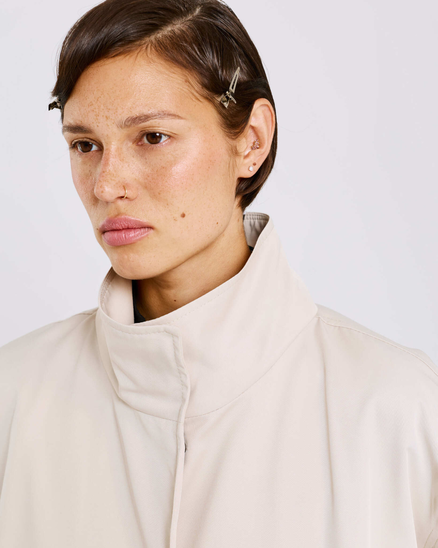 Тренч баллон Anmuse, цвет: бежевый, TR26SP229-BG купить онлайн