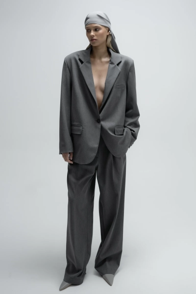 Брюки Pansa LookSee, цвет: серый  |новая коллекция купить онлайн