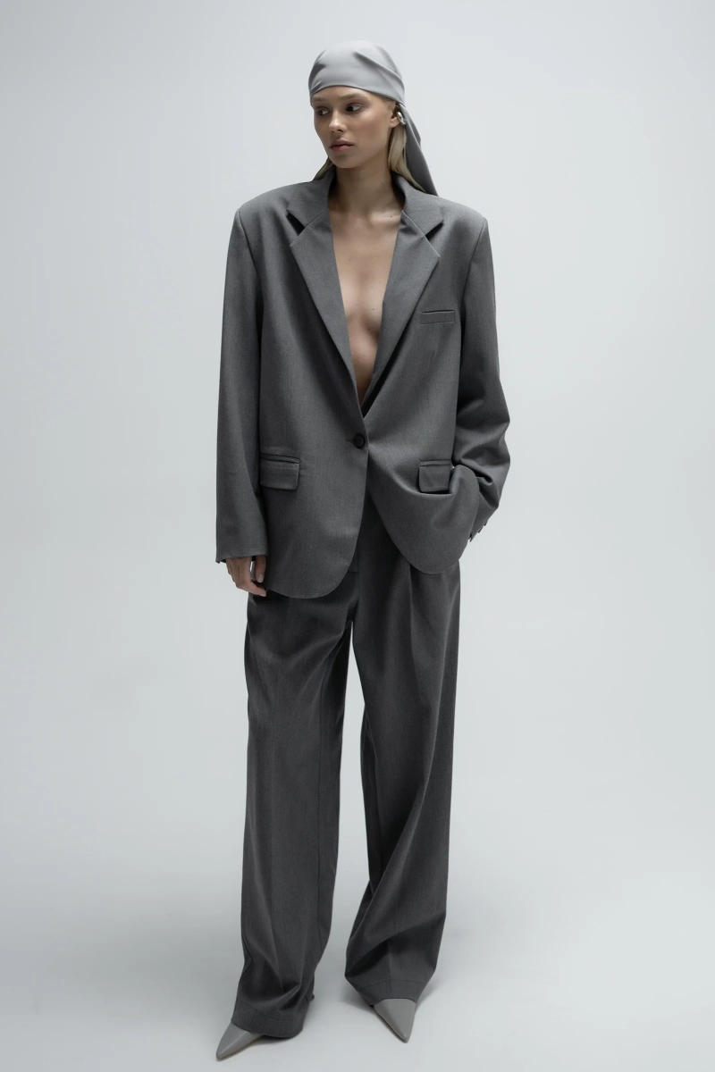 Брюки Pansa LookSee, цвет: серый  |новая коллекция купить онлайн