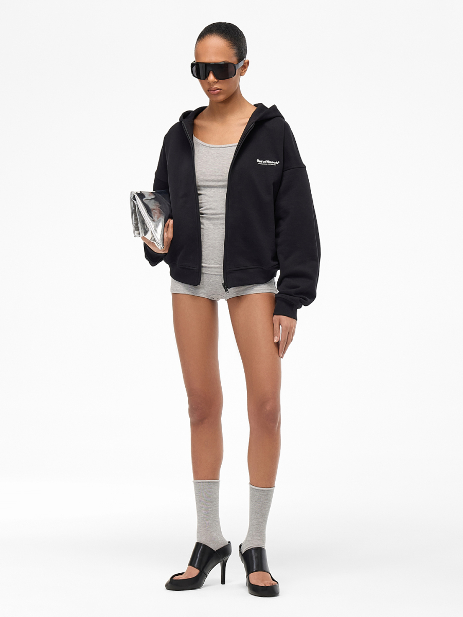 Худи на молнии FRHT&OUT OF REACH, цвет: Черный, ZHOORCRPBLK купить онлайн