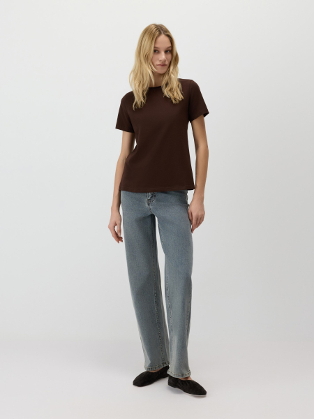 Базовая футболка Conso, цвет: коричневый,  купить онлайн