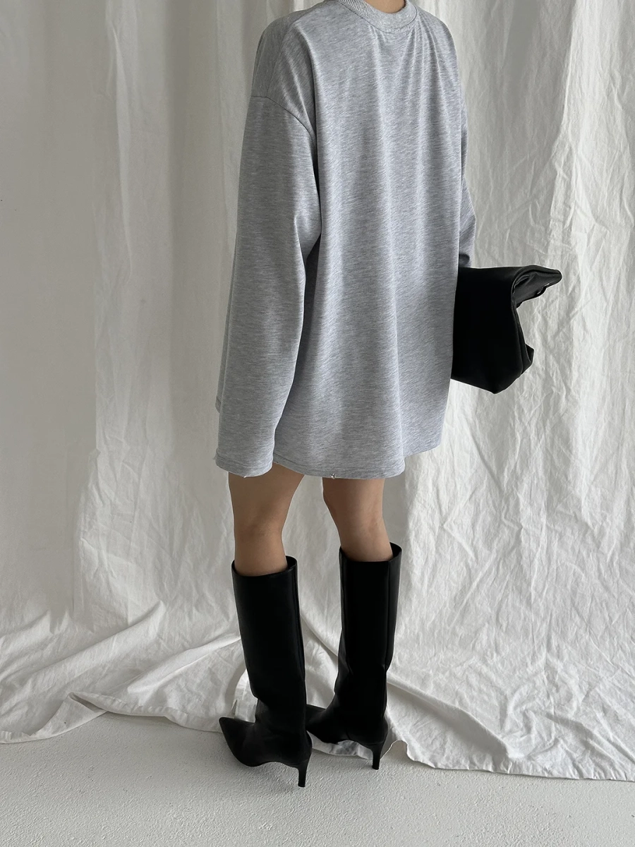 Лонгслив "Возможно" MIARTLAND, цвет: меланж, НФ-00000883 купить онлайн