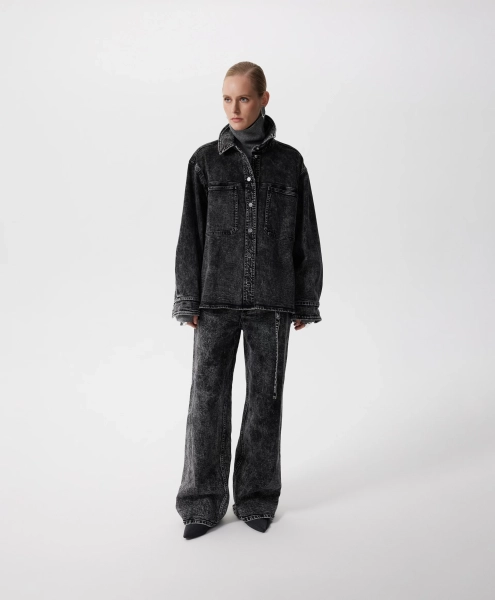 Куртка-рубашка GLVR, цвет: серый, 225G32GAC2301 купить онлайн