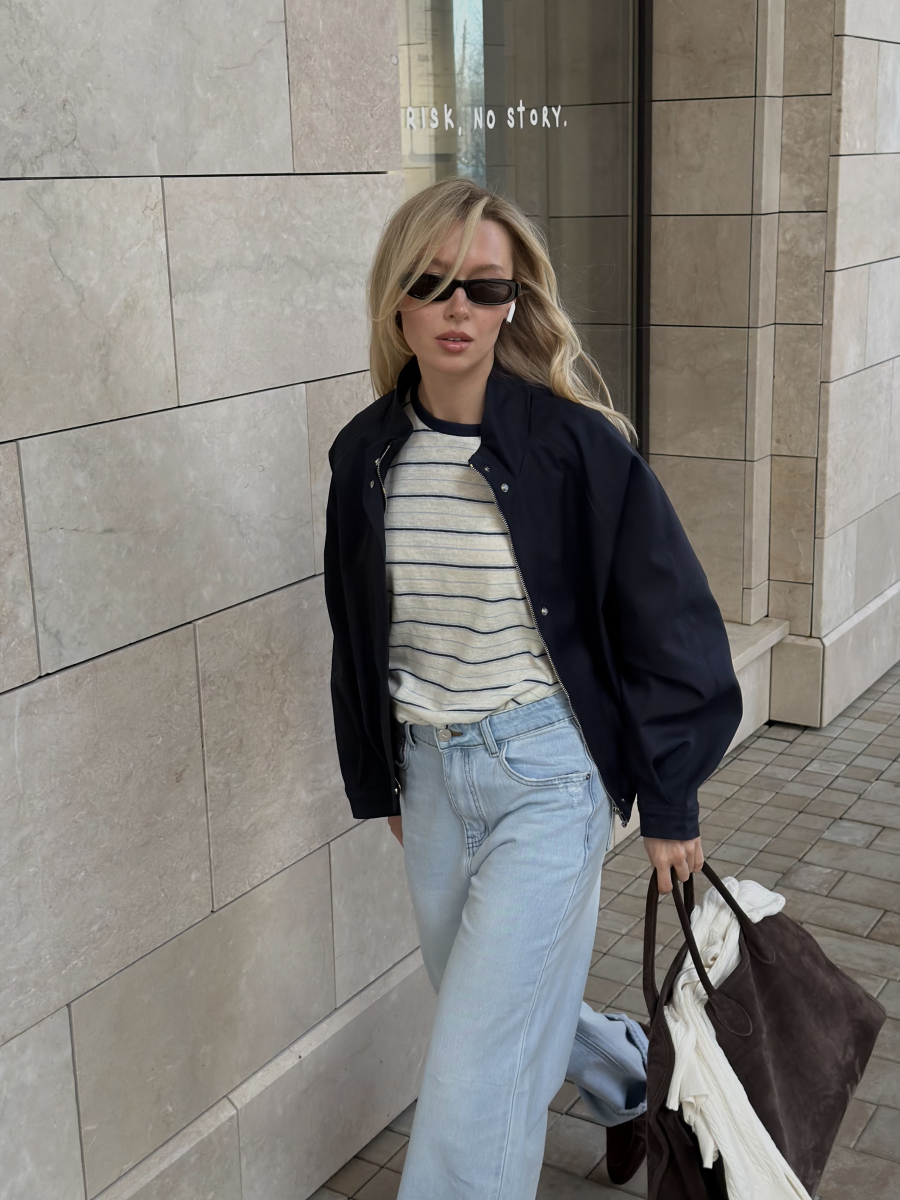 Футболка в полоску НИ ИМЕНИ, НИ ПОХОЖИХ, цвет: белый,  купить онлайн