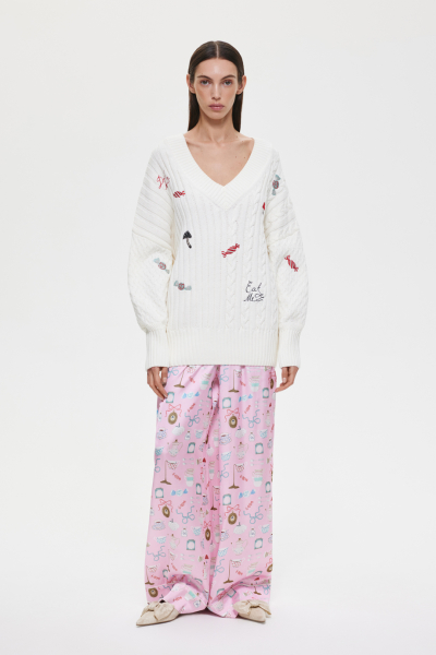 Джемпер DREAMS BY ALENA AKHMADULLINA, цвет: молочный, 225104140304431/413000 купить онлайн