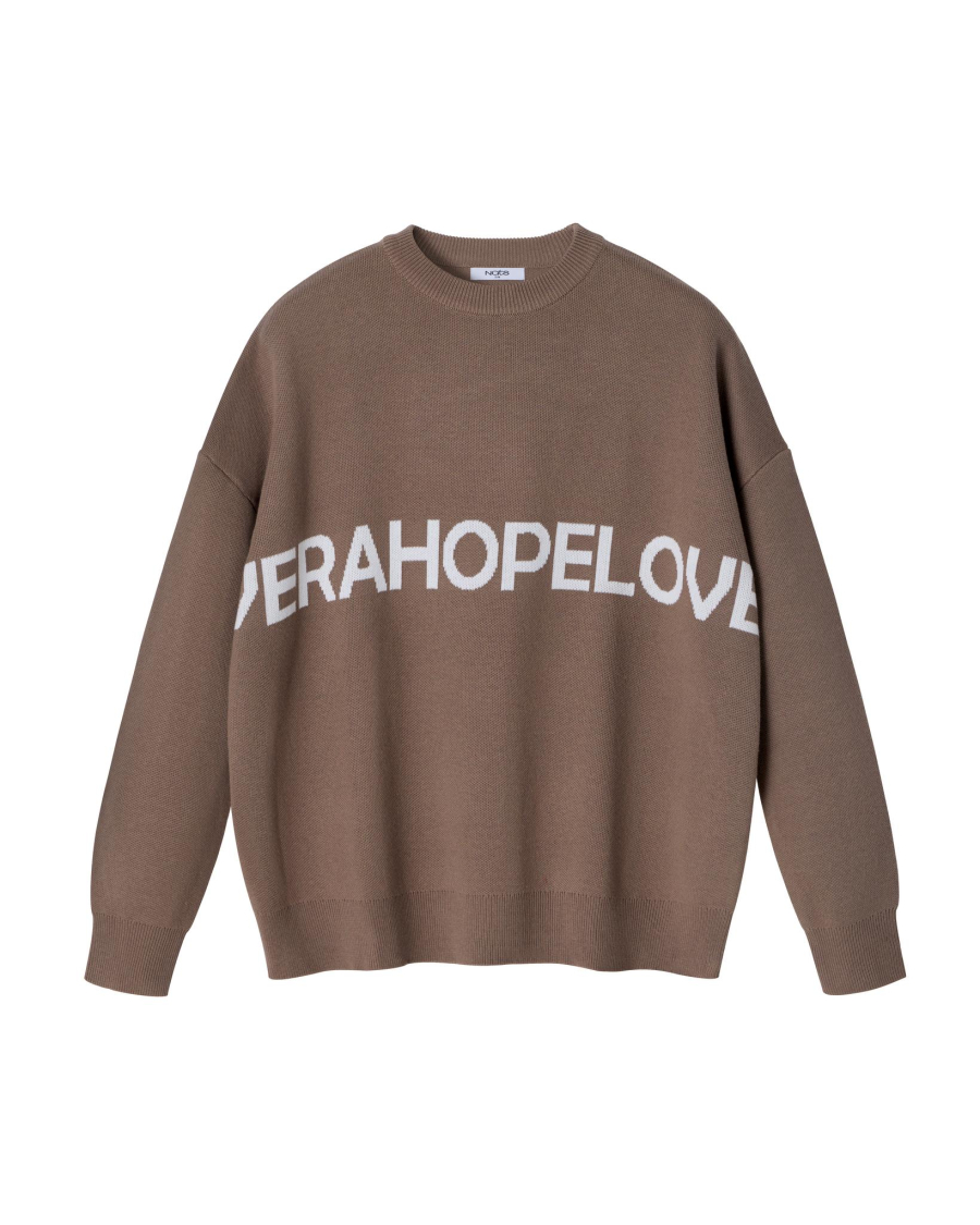 Джемпер VERA HOPE LOVE NATS, цвет: капучино 34514628696-1 |новая коллекция купить онлайн
