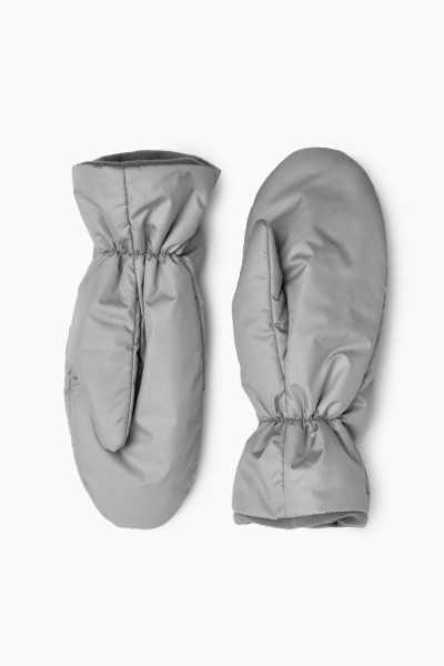 Варежки с меховыми манжетами TOPTOP, цвет: серый TT.610.13758.800 купить онлайн