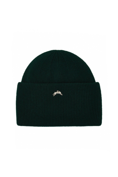 Шапка с широким отворотом с ангорой