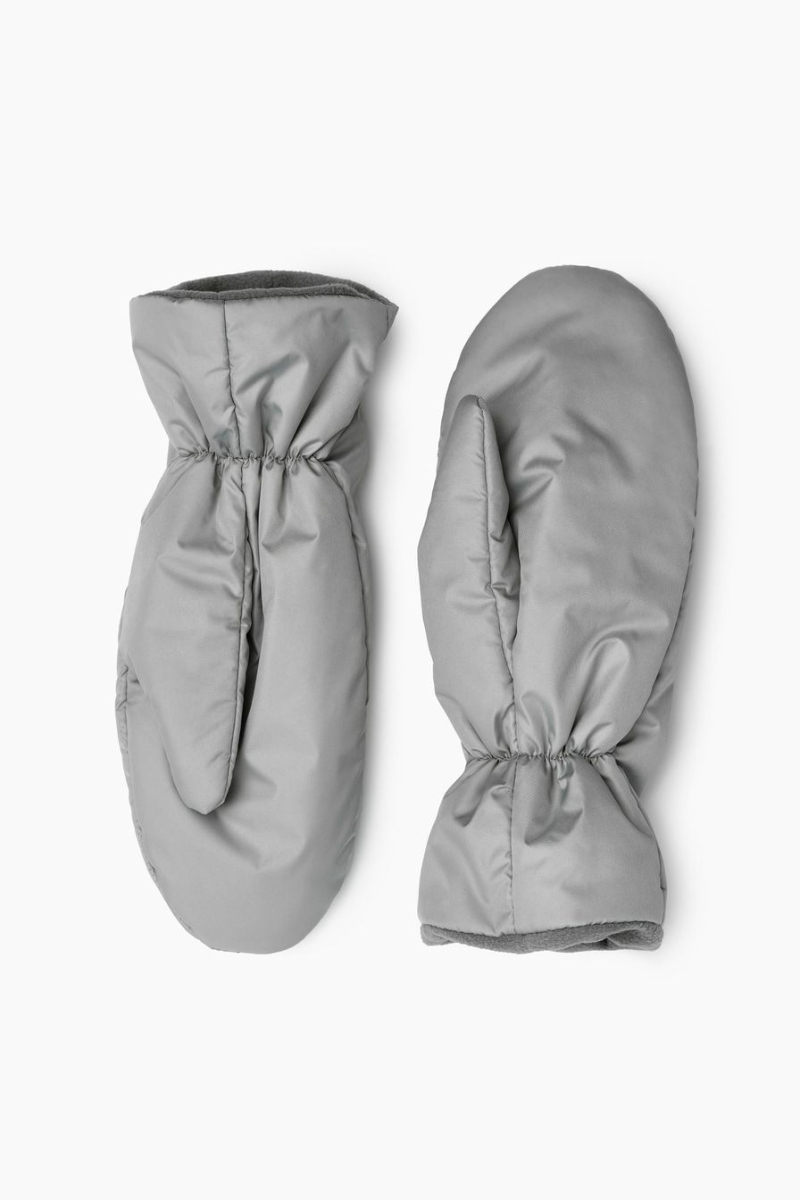 Варежки с меховыми манжетами TOPTOP, цвет: серый TT.610.13758.800 купить онлайн