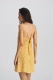 Платье мини на регулируемых бретелях Floral Yellow