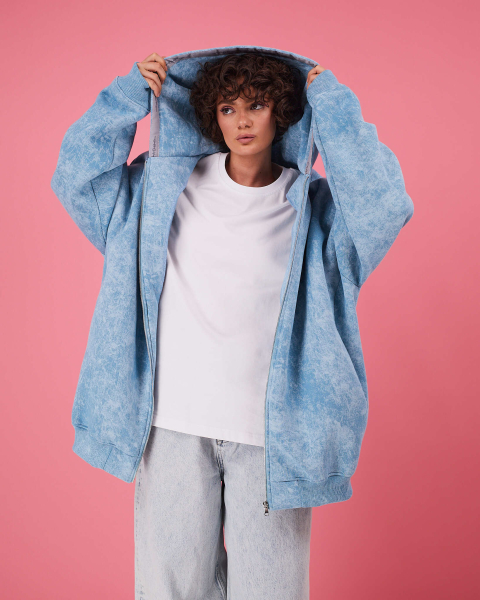 Табуха на молнии варенка TABOO, цвет: голубой, Tz13 купить онлайн