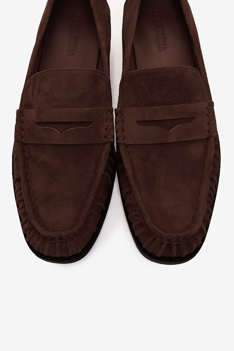 Лоферы из натуральной замши Lera Nena, цвет: коричневый LN.108.18954.700 купить онлайн