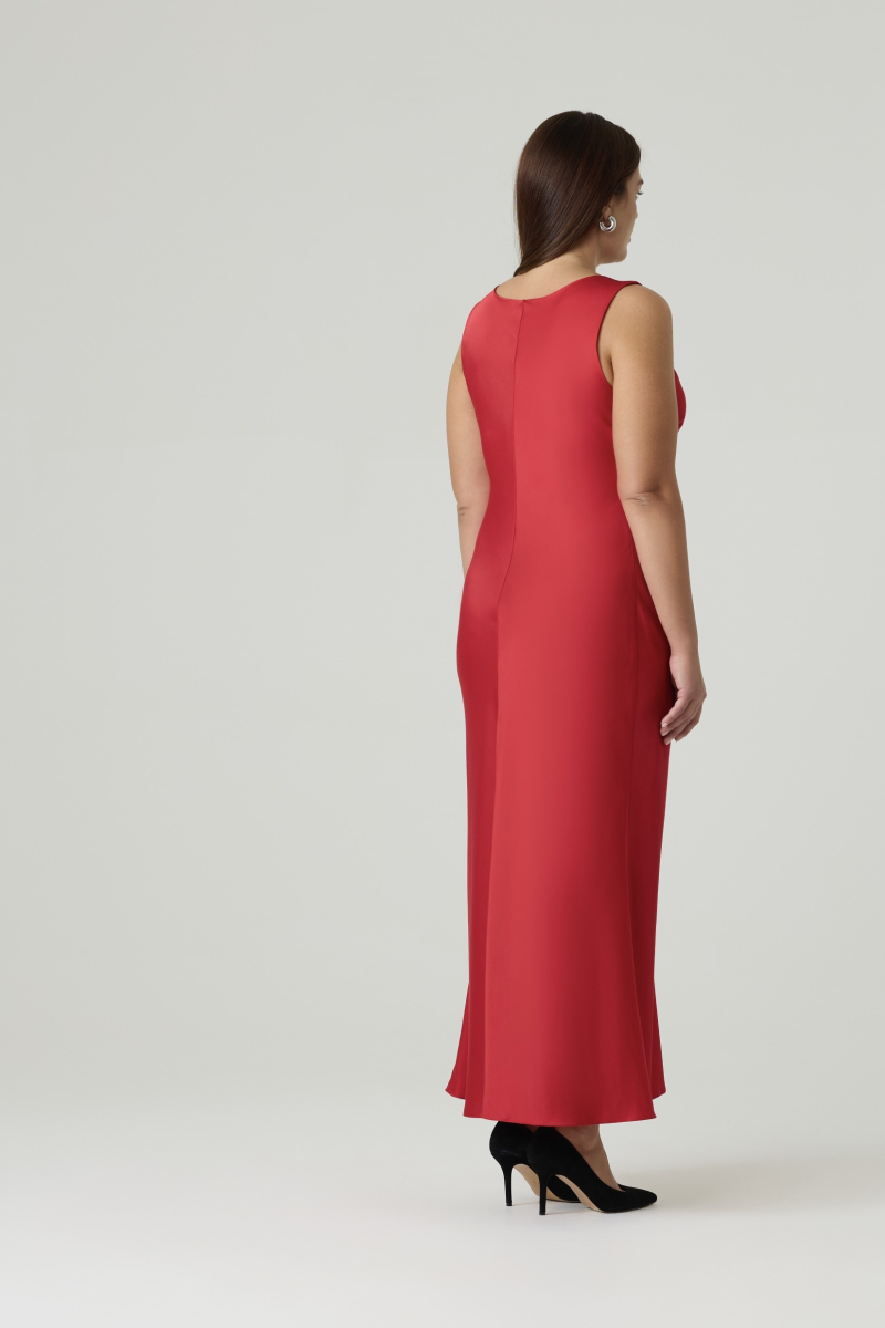 Платье-комбинация на широких бретелях 4forms, цвет: красный, 65471 купить онлайн