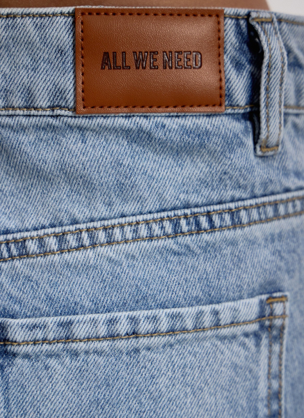 Джинсы прямые ALL WE NEED, цвет: голубой, 2603W4609-17 купить онлайн