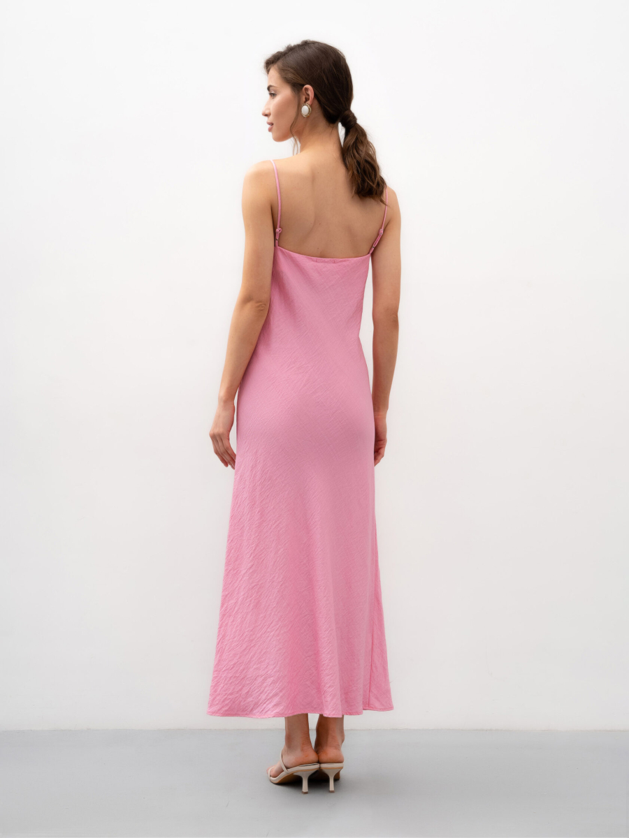 Платье с рюшами "Sorbet" pink TRÈS, цвет: розовый,  купить онлайн