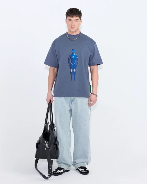 Футболка Аватар робот ASIA ST 71, цвет: синий,  купить онлайн