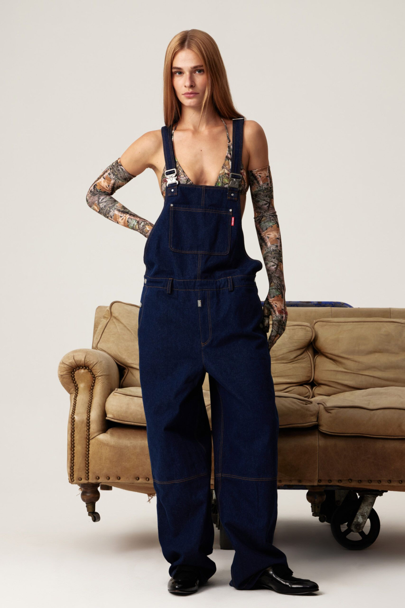 Джинсовый комбинезон SORRY, I’M NOT, цвет: синий,  купить онлайн