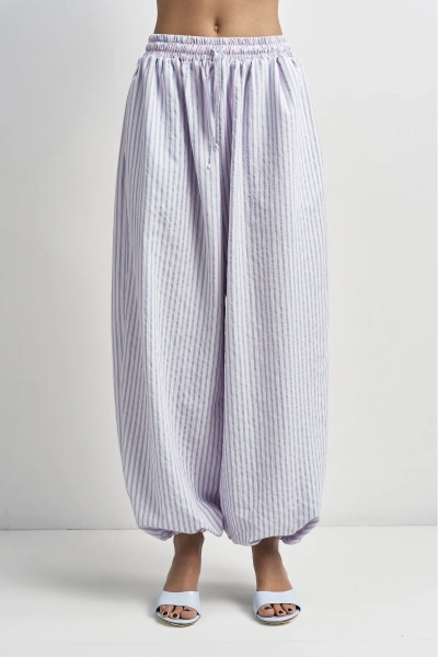 Брюки-алладины в полоску в цвете Розовый Erist store, цвет: розовый, НФ-00003510 купить онлайн