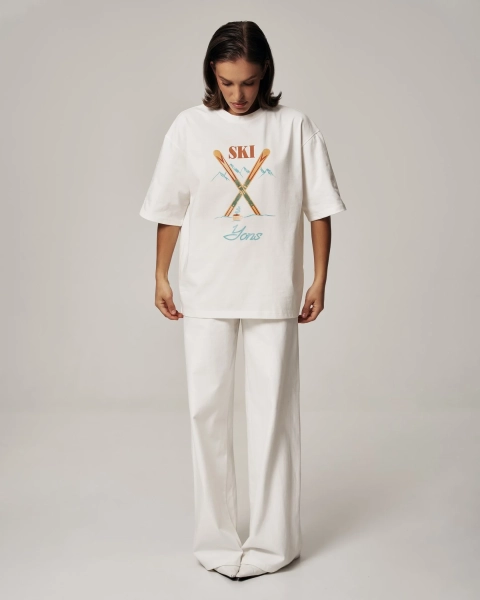 Футболка SKI MILK YONS, цвет: молочный, YO-759 купить онлайн