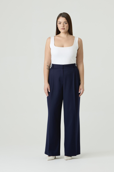 Брюки со стрелками 4forms, цвет: темно-синий, 00019878 купить онлайн