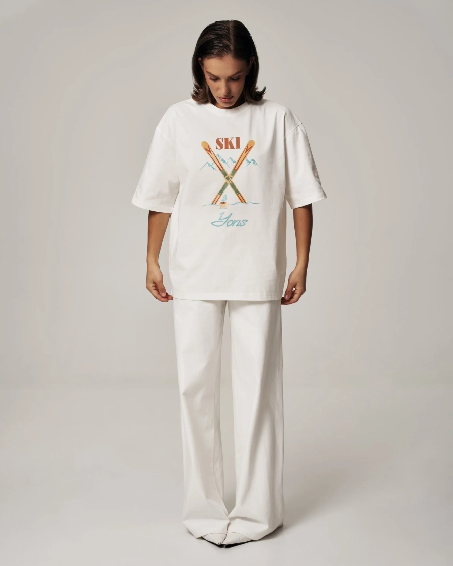 Футболка SKI MILK YONS, цвет: молочный, YO-759 купить онлайн