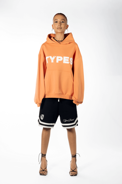 Худи Vintage Logo types, цвет: оранжевый,  купить онлайн