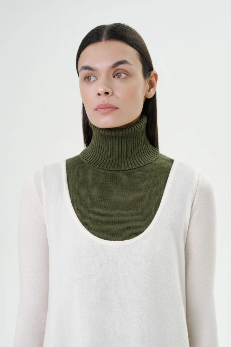 Манишка Mankova, цвет: оливковый SH013 купить онлайн