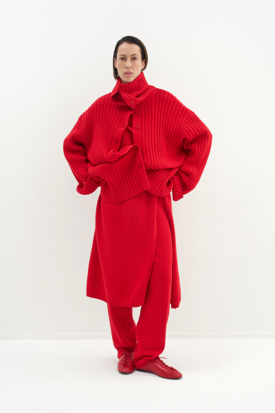 Платье-лонгслив «Ото» Mankova, цвет: красный, SS26-005 купить онлайн