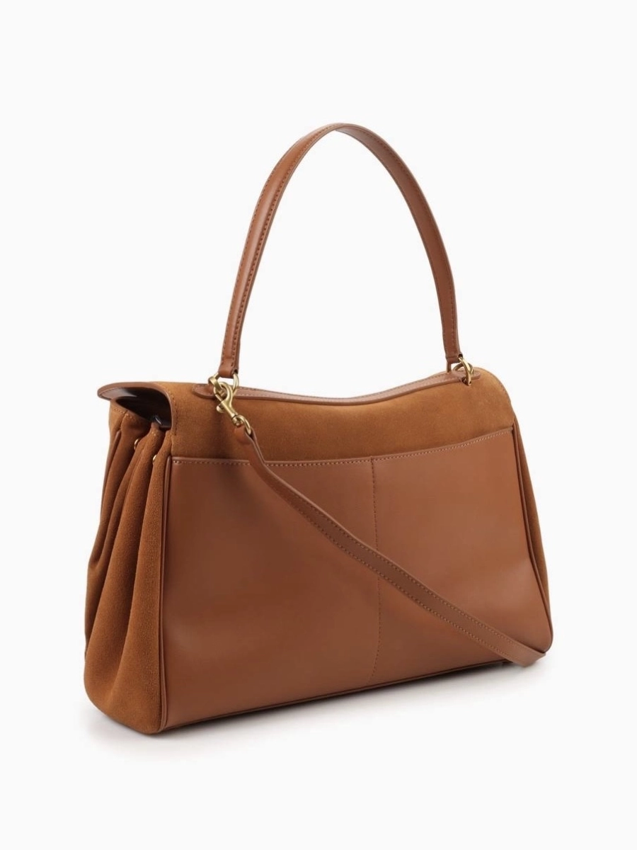 Сумка Сандра средняя brand salad, цвет: замша карамельная J-704-PHR 6946 купить онлайн