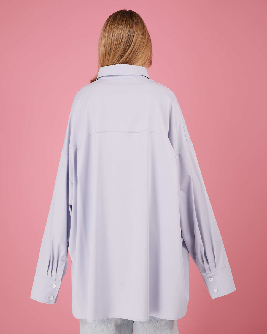 Рубашка макси овер #17 TABOO, цвет: серый, Rub17 купить онлайн