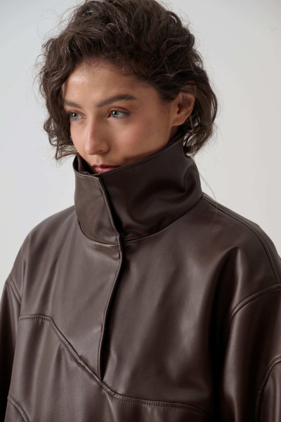 Анорак винтажный горький шоколад UNKE, цвет: коричневый, 2601J005P_BR купить онлайн