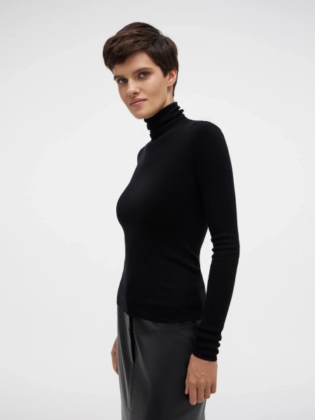 Водолазка DAINTY шерсть мериноса ANNA PEKUN, цвет: Черный, 42.1752.900 купить онлайн