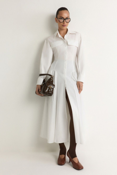 Платье из смесового хлопка