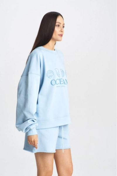 Свитшот OCEAN Light Blue