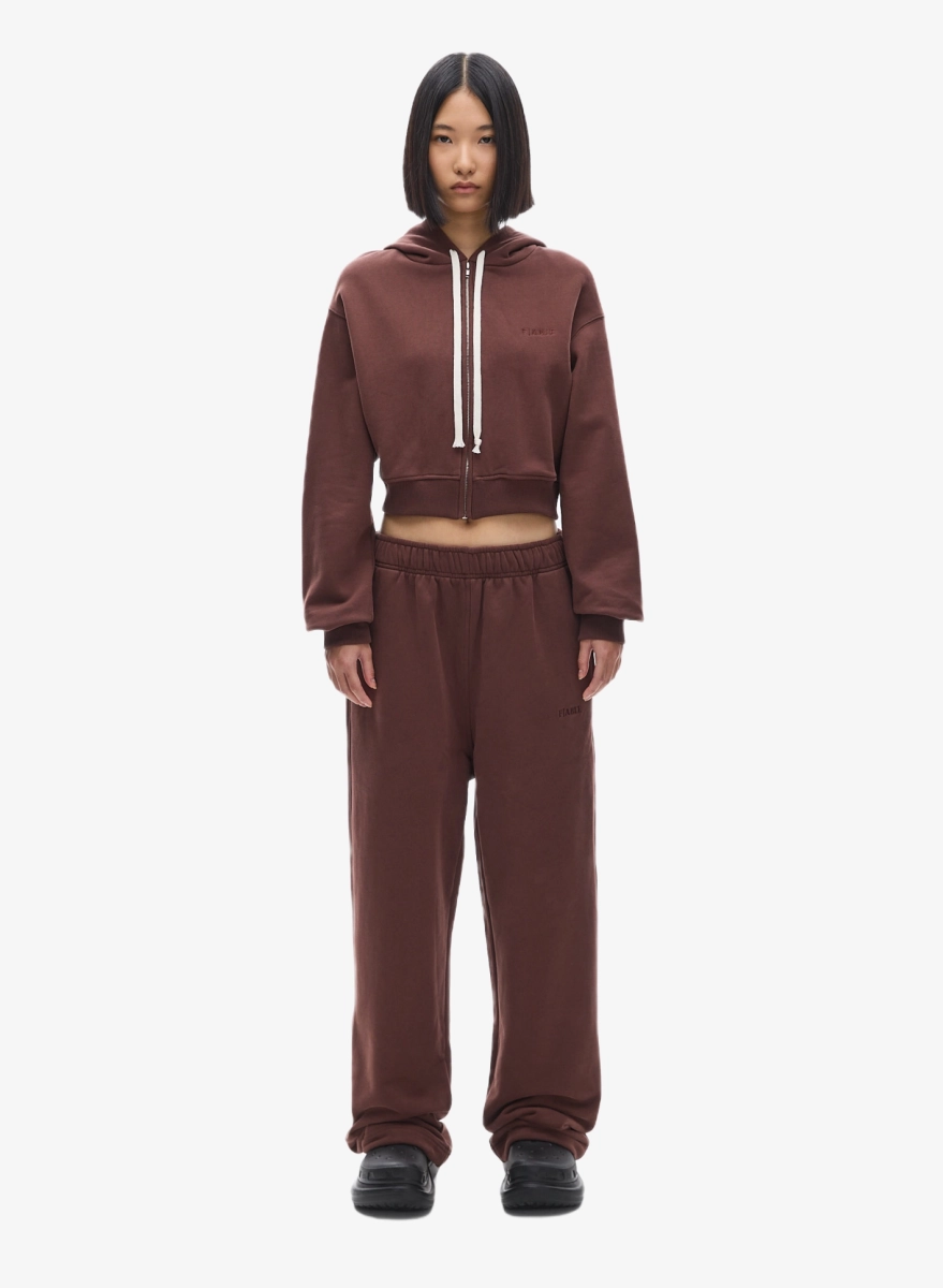 Худи zip crop UNIFORM FABLE, цвет: BROWN, HDZPCRP-FBL-FRM-RDSHBRWN со скидкой купить онлайн