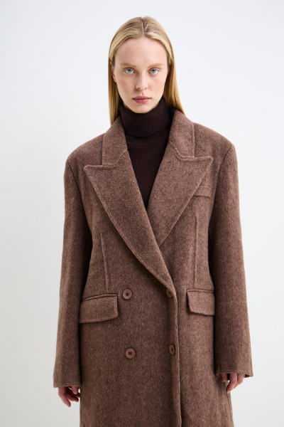 Пальто ENAVI ENEVOO, цвет: коричневый, 06564 купить онлайн