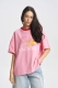 Футболка с контрастным воротом Pink Erist store, цвет: розовый НФ-00002178 |новая коллекция купить онлайн