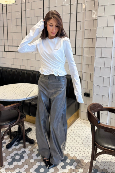 Лонгслив TWIST WHITE Label .B, цвет: WHITE, Tp.03.42WH купить онлайн