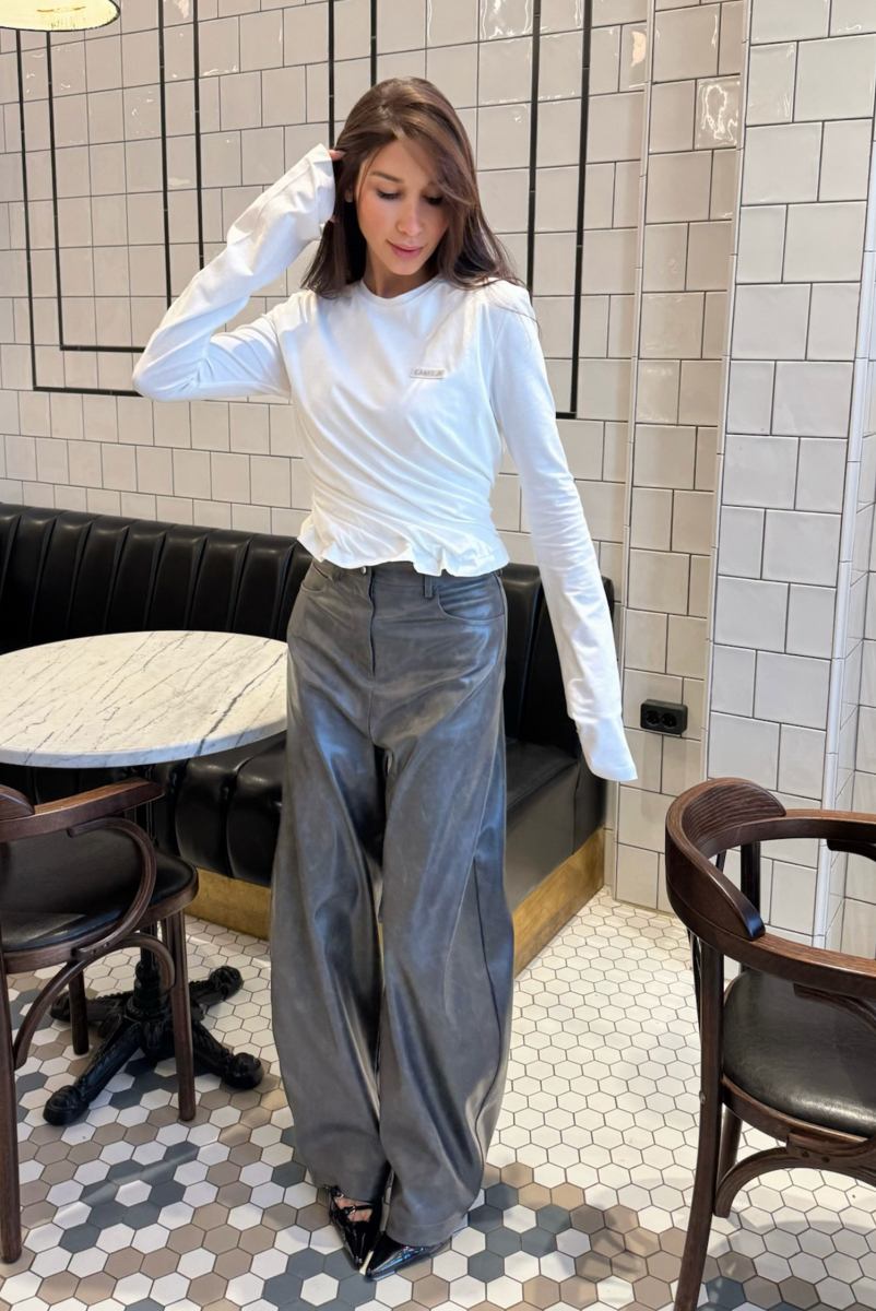 Лонгслив TWIST WHITE Label .B, цвет: WHITE, Tp.03.42WH купить онлайн