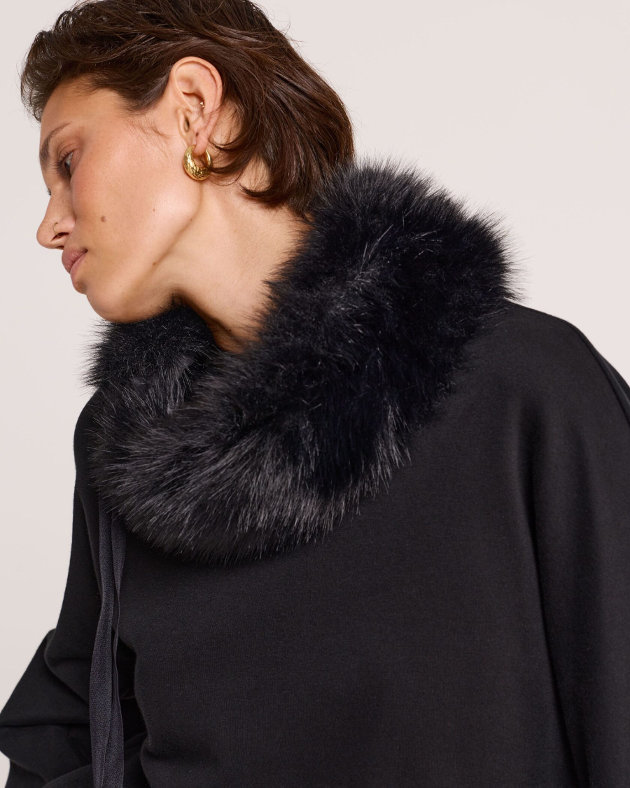 Воротник меховой BLACK Anmuse, цвет: Черный ACC25W201-BLC-1 купить онлайн