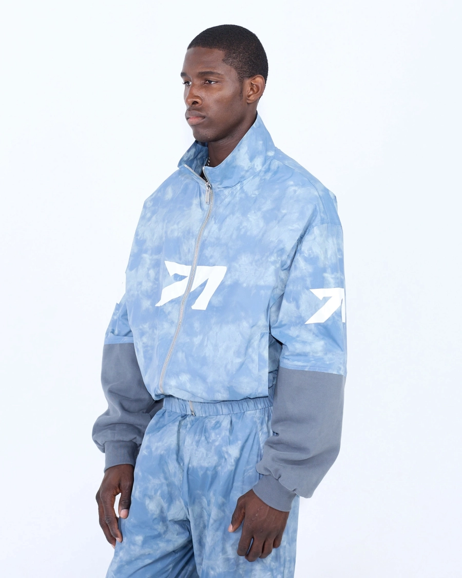 Олимпийка с логотипом-стрелкой ASIA ST 71, цвет: голубой, Ast71.olympic-mix-nylon-blue купить онлайн