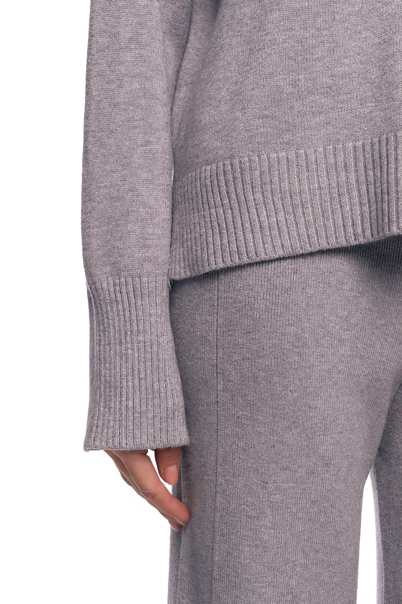 Костюм трикотажный с разрезами SODAMODA, цвет: серый, 15703 купить онлайн