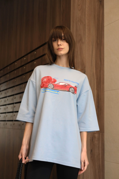 Футболка CAR blue