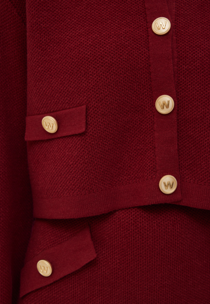 Жакет WooLook, цвет: Бордовый VP/ROXYJaket/W/Bordo |новая коллекция купить онлайн