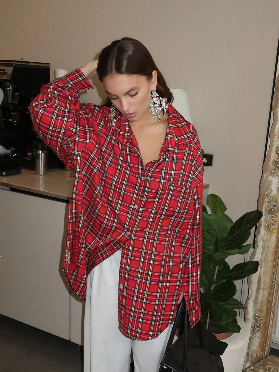 Рубашка "OLD SCHOOL" MIARTLAND, цвет: красный, НФ-00000107 купить онлайн