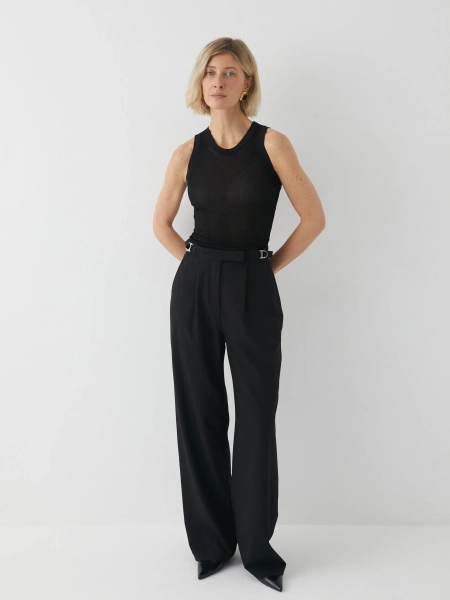 Широкие брюки Marou, цвет: Черный, Mar_26021003 купить онлайн